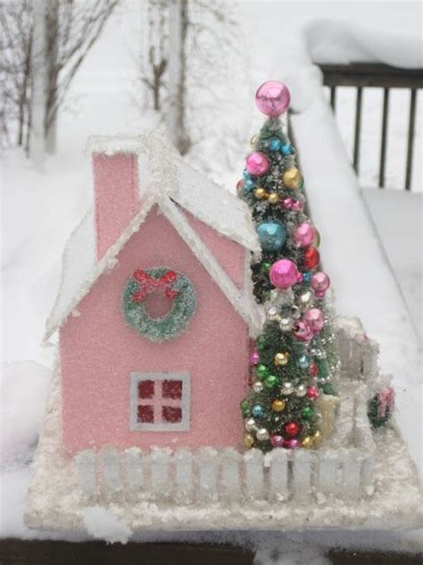 How To Build A Retro Christmas Putz House Artofit