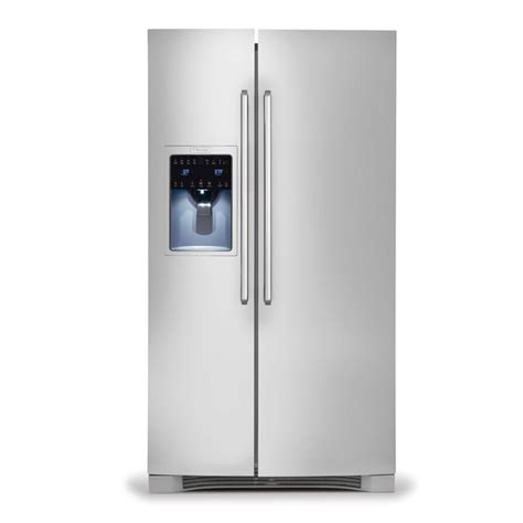 Electrolux 26-cu ft Side-by-Side Refrigerator with Ice Maker (Stainless ...