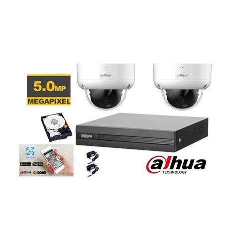 Kit Videosorveglianza Dahua Dvr Canali Telecamere Dome