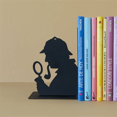 Buchstütze Sherlock Holmes ultraviolett verlag de