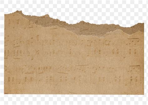 Png Ripped Music Sheet Sticker Premium Png Rawpixel