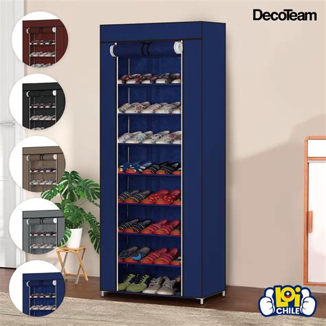 Ripley ORGANIZADOR ZAPATERA DECOTEAM 8 PISOS CALIDAD SUPERIOR AZUL