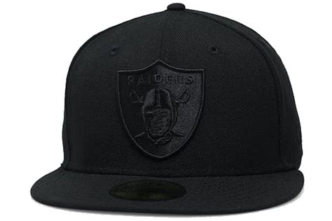 New Era Las Vegas Raiders 59fifty Fitted Hat Blackblack Fw21 Cn