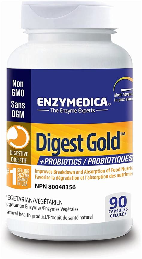 Enzymedica Digest Gold Probiotics 90 Capsules Digestive Enzyme