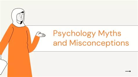 Ppt Psychology Myths And Misconceptions Powerpoint Presentation Free