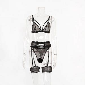 Lace 3 Pieces Lingerie Set Power Day Sale