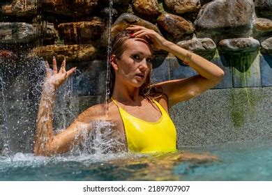 Gorgeous Model Bikini Enjoys Day Home Stock Photo Shutterstock