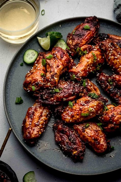 Air Fryer Chinese Chicken Wings Platings Pairings