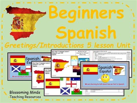 Beginner Spanish Greetings And Introductions 5 Lesson Bundle Learn