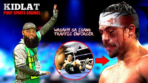 Mexicano Na Tumalo Na Nagpataob Kay Pacquiao Basag Ang Mukha Sa Isang