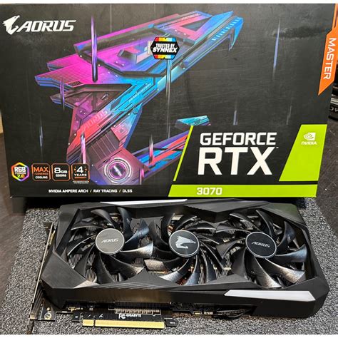 Vga การ์ดจอrtx3070 8 Gb Gigabyte Aorus Master Shopee Thailand