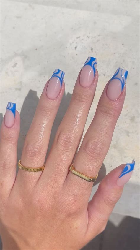 Nailsbycaroline On Instagram A Greek Holiday Nail Vibe Holiday