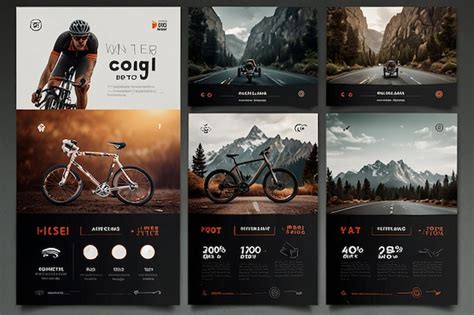 Premium Photo Cycle Social Media Post Design Template Or Instagram Post