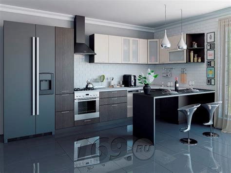 Угловая кухня Валерия-М-04 Дуб белёный/Венге | Kitchen cabinets, Home ...