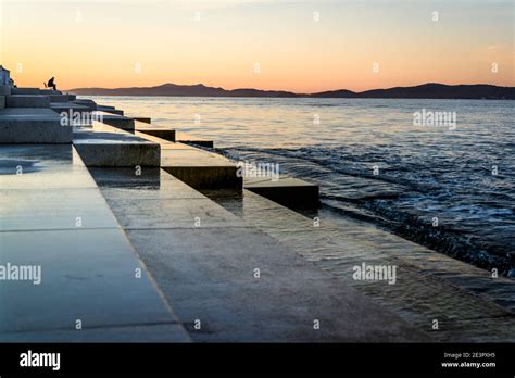 The Sea Organ Is An Architectural Sound Art Object Hi Res Stock