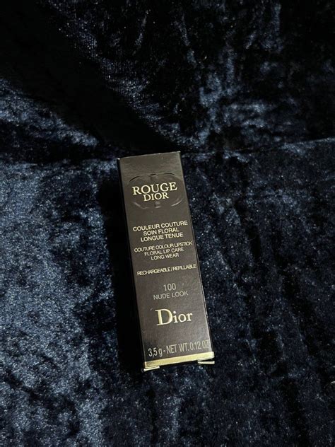 Dior Rouge Refillable Nude Look Velvet Lipstick On Carousell