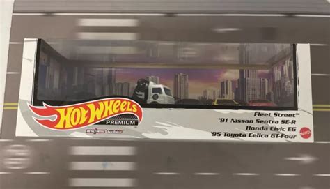 Hot Wheels Premium Collector Set Gmh Tuner Jdm Fleet Street Civic Eg