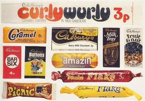 70s Chocolate Bars By Cadburys Who Remembers Plain Flake Cadbury