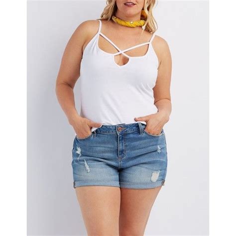 Charlotte Russe Caged Cami Tank Top Plus Size Tank Tops Plus Size Tank Tops