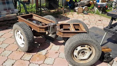 Мини погрузчик, переломка 4х4 рама-ходовая часть - YouTube