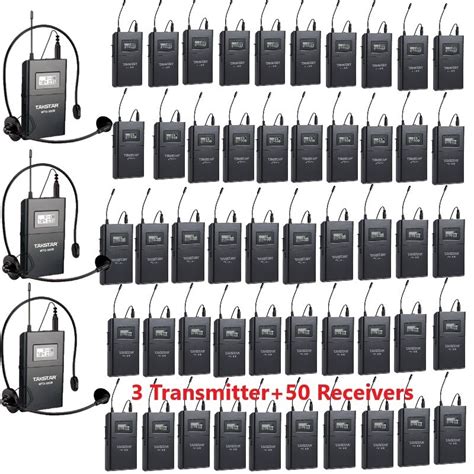 Takstar wtg500 sistema de guia de ronda sem fio uhf interpretação