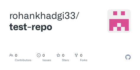 Github Rohankhadgi Test Repo