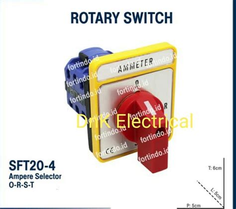 Jual Rotary Switch Ampere Selector Switch Ass Ammeter Sa Fort Sft