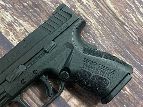 Springfield Armory Xd 40 Sub Compact Mod 2 Grip Zone Fiber Optic Sight