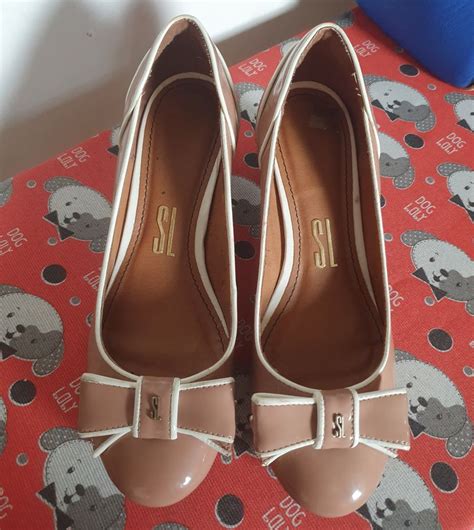 Sapato Fechado Salto Baixo Nude Sapato Feminino Santa Lolla Usado Enjoei