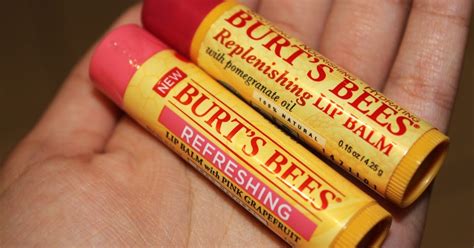 Bubbles And Blush BURT S BEES Lip Balm Review