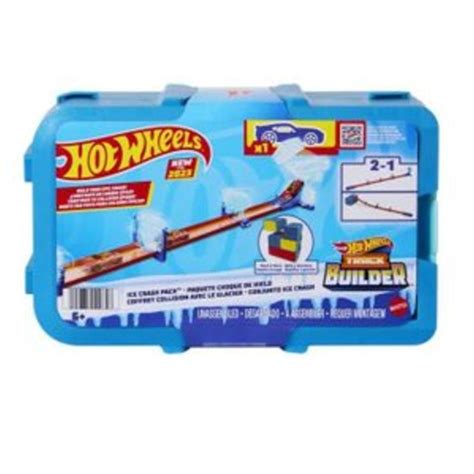 Hot Wheels Track Builder Ice Crash Pack MTHKX