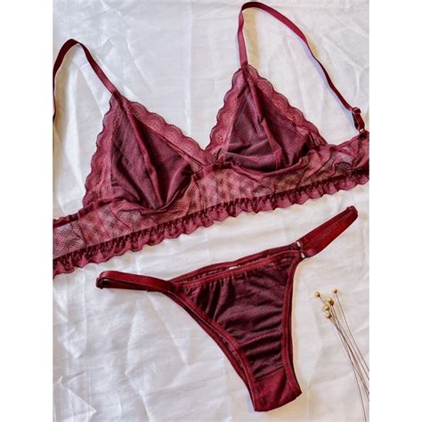 Conjunto Renda Bicolor Lingerie Sexy Luxo Suti Sem Bojo Calcinha Regul Vel Soutien Top Revenda