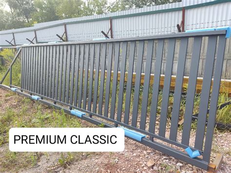 Brama Przesuwna 4mx1 42m CLASSIC Palisada Pion Ocynk RAL 5m 6m 6 7m 7