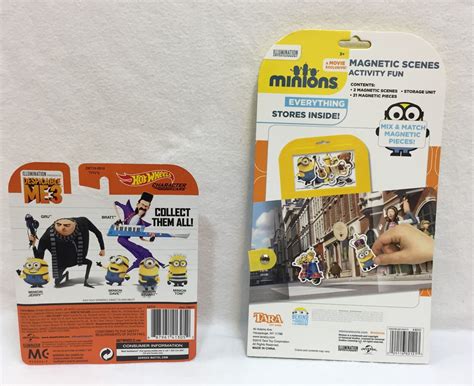 Despicable Me Minions Hot Wheels Minion Tom Magnetic Scenes Activity