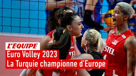 Euro Volley 2023 La Turquie sacrée championne d Europe pour la