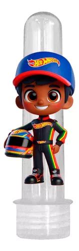 Tubete Lembrancinha Tema Hot Wheels 10 Unid Mod Bg3e4 Parcelamento Sem Juros