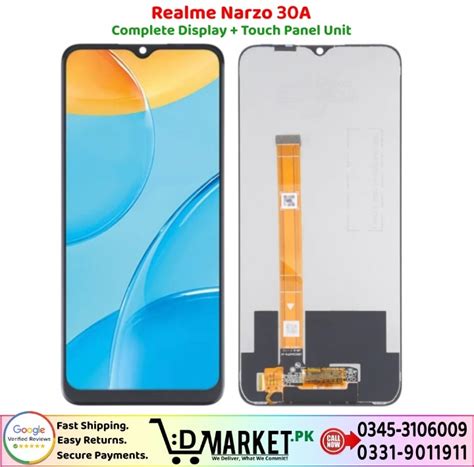 Realme Narzo 30A LCD Panel Price In Pakistan | Fast+Secure!