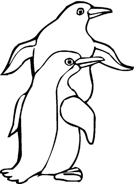 Gambar Mewarnai Pinguin Untuk Anak Paud Dan Tk