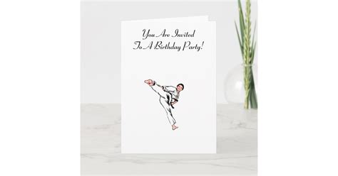 Martial Arts Birthday Card Zazzle