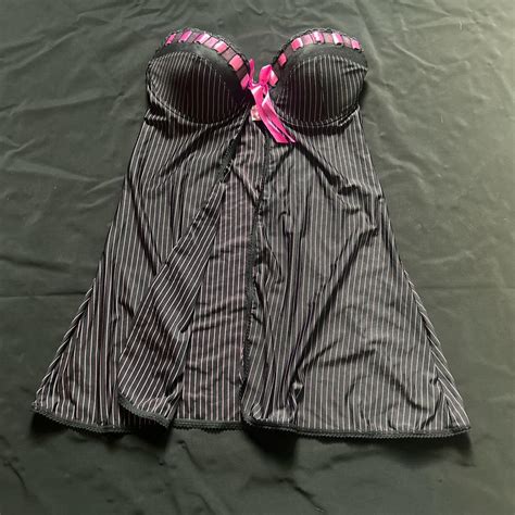 Native Intimates Lingerie Pink And Black C Depop