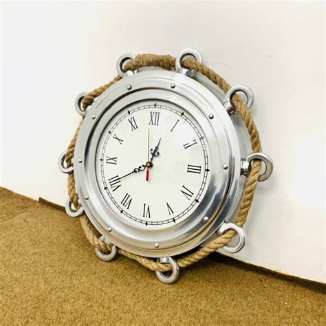 Rope Hanging Wall Clock Etsy