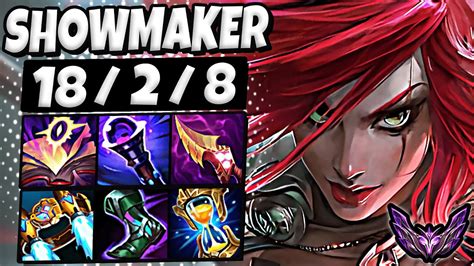 Dk Showmaker Katarina Vs Ahri [ Mid ] Lol Korea Master Patch 13 7 Youtube