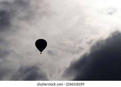 Hot Air Balloon Stormy Cloudy Dark Stock Photo Shutterstock
