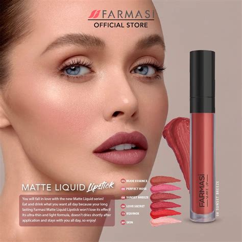 Farmasi Matte Liquid Lipstick Nude Essence Obsessions