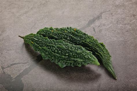 Premium Photo Raw Green Exotic Bitter Melon