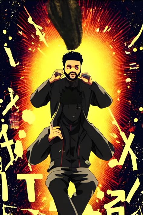 Ai Generated Anime Image Of The Weeknd Rtheweeknd