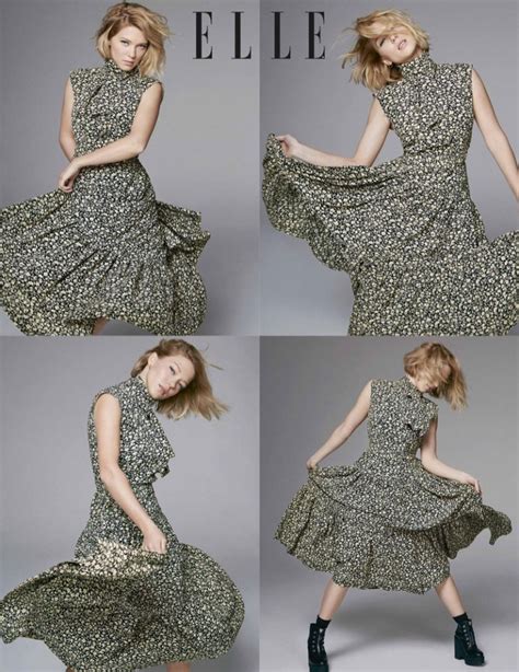 Lea Seydoux Stars In ELLE UK Talks Going Naked On Film Fashion Gone Rogue