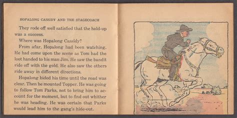 Hopalong Cassidy And The Stagecoach Storybook Tv Tie In Samuel Lowe 1950