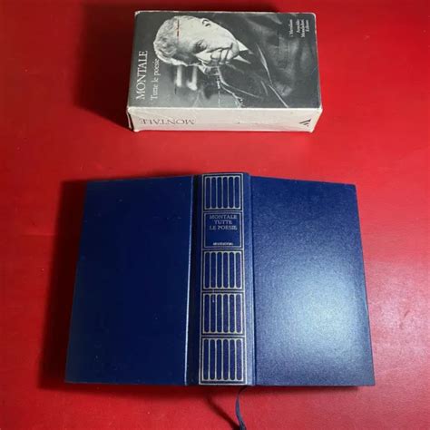 Eugenio Montale Tutte Le Poesie Meridiani Mondadori 1987 Libro