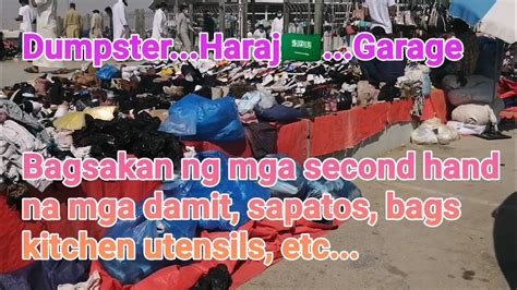 Haraj Dumpster Garage Bagsakan Ng Mga Second Hand Na Damit